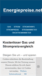 Mobile Screenshot of energiepreise.net