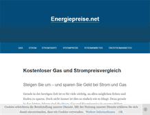 Tablet Screenshot of energiepreise.net